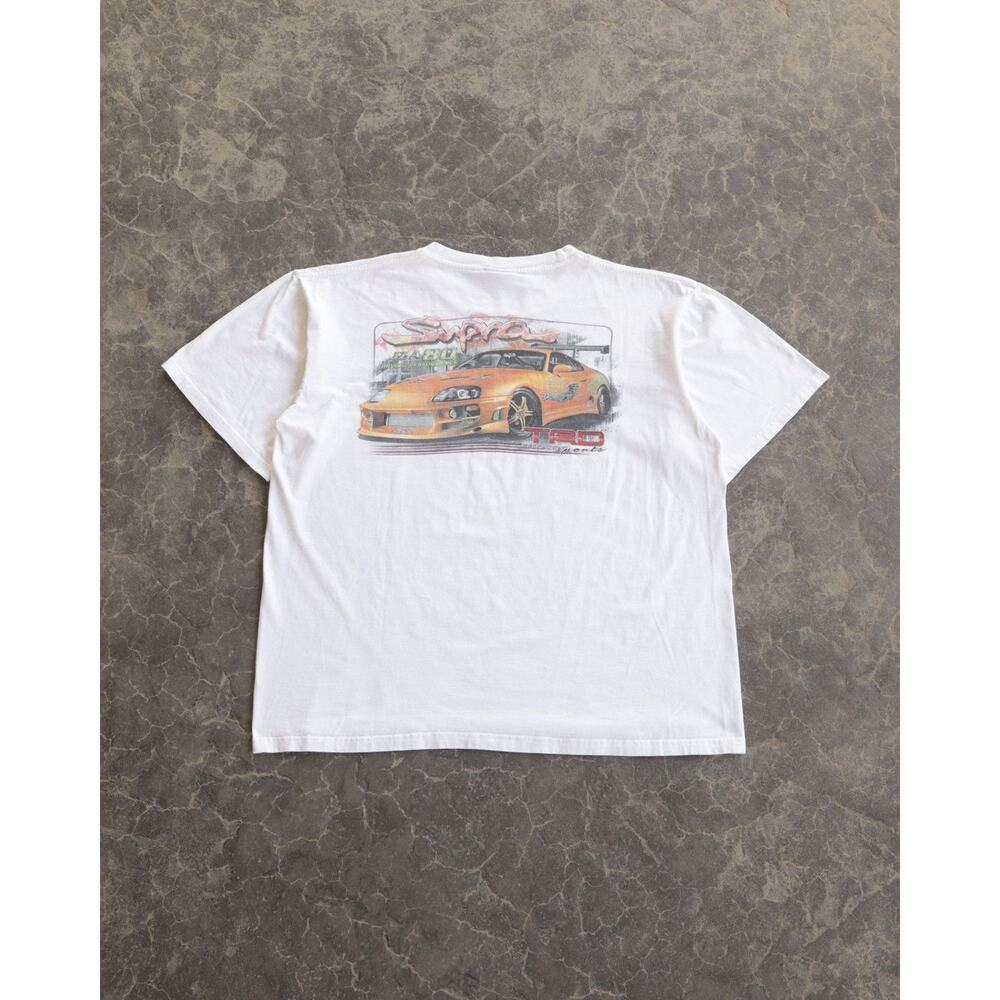 Vintage Toyota TRD Supra Fast & Furious White Tee Rare